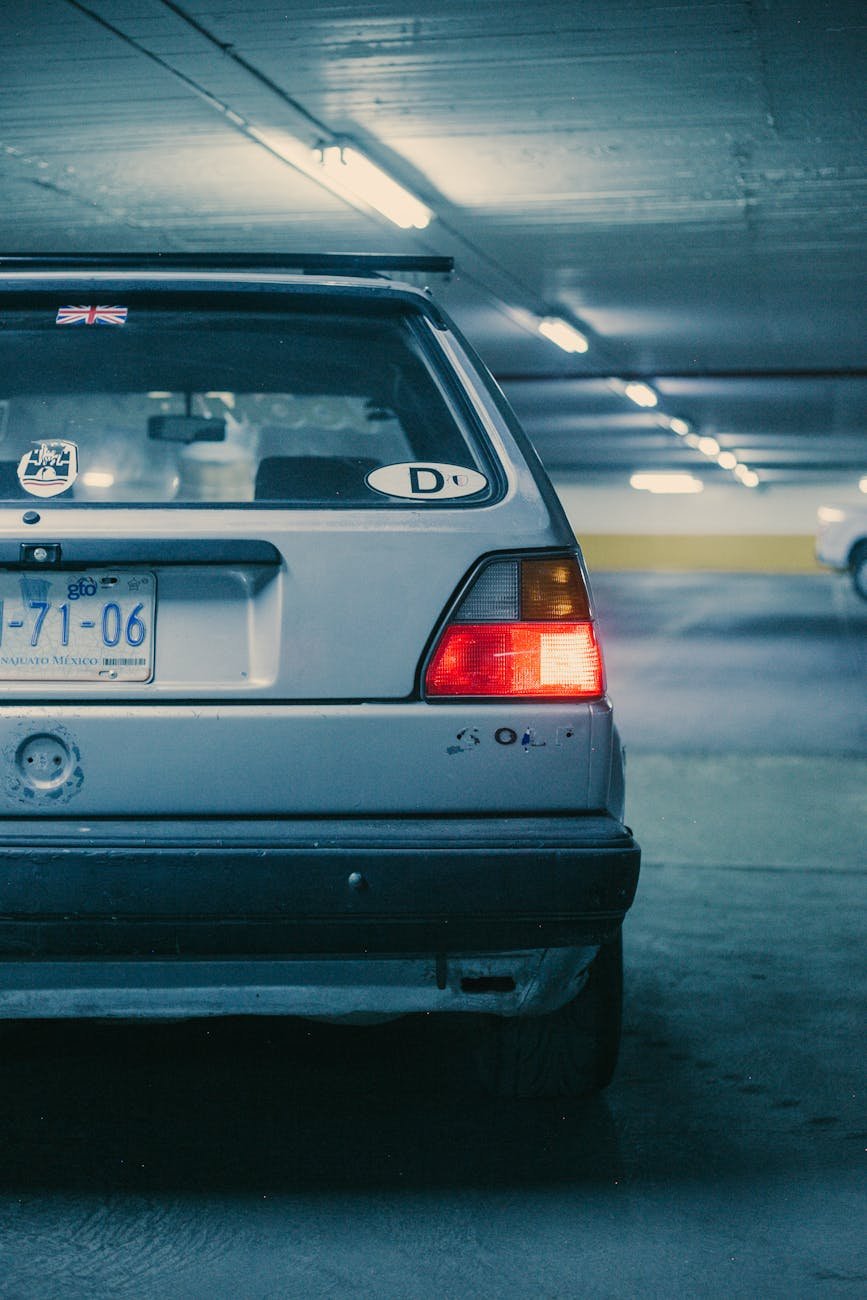 back of a volkswagen golf ii
